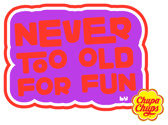 Never Too Old For Fun campaign logo